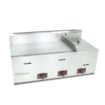 Electric Griddle Supplier - 2/3 Flat 1/3 Grooved Heavy Duty
