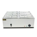 Electric Bain Marie Supplier - Six Pans Restaurant Warmer