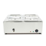 Electric Bain Marie Factory - Four Pans Food Warmer Equipment