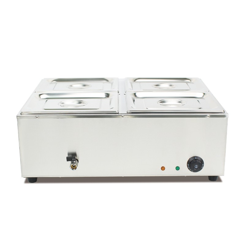 Electric Bain Marie Factory - Four Pans Food Warmer Equipment