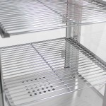 Food Warmer Showcase Supplier - 2 Layer Curved Glass Hotel