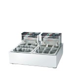 Gas Pasta Cooker Factory - Convection With Two Pans Bain Marie