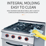 Commercial Gas Stove Supplier - Hot Sales 4 Burner Hotel Kitchen