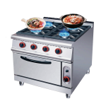 Commercial Gas Stove Supplier - Hot Sales 4 Burner Hotel Kitchen