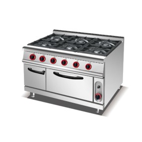 Kitchen Gas Range Supplier - 2025 Commercial 6 Burners Hotel