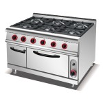 Commercial Kitchen Range Manufacturer - Hot Sales 4-Burner Gas Oven