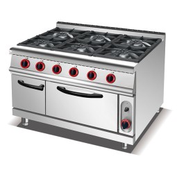 Commercial Kitchen Range Manufacturer - Hot Sales 4-Burner Gas Oven
