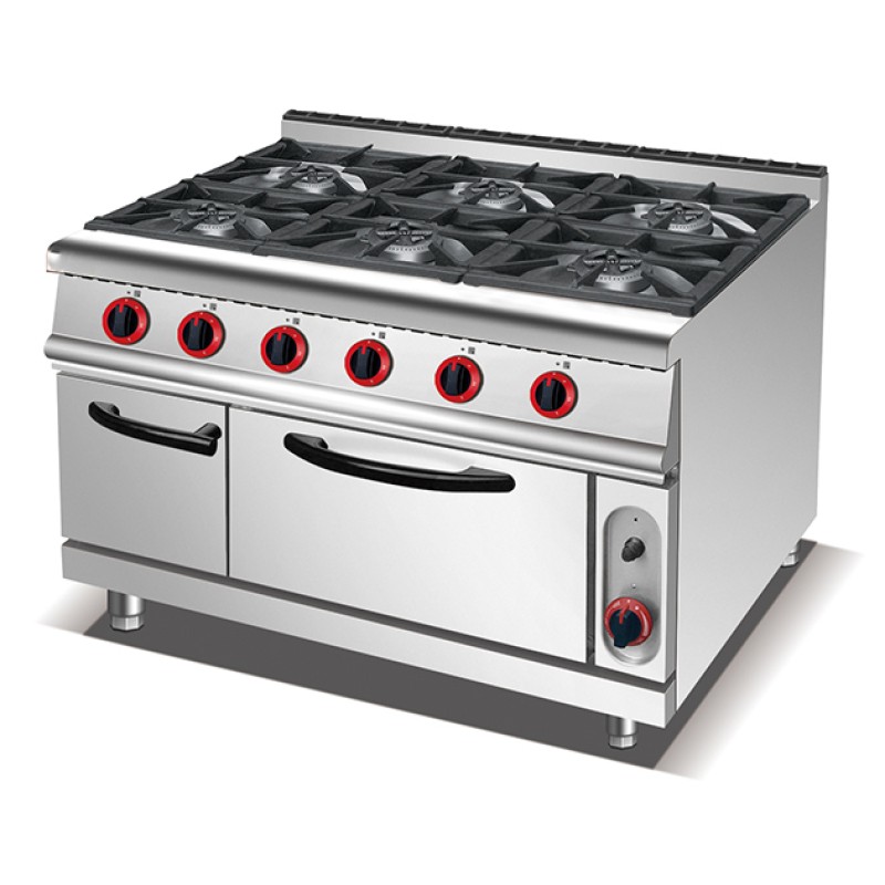 Commercial Kitchen Range Manufacturer - Hot Sales 4-Burner Gas Oven