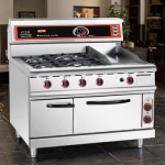 Gas Cooker Range Manufacturer - 2025 Hot Sale 4 Burner Griddle Oven