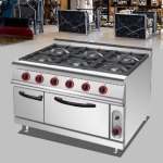 Commercial Gas Range Manufacturer - Stainless Steel 6 Burners Kitchen