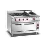 Food Truck Equipment Supplier - Commercial 4 Burner Cooking Range