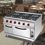 Commercial Gas Range Manufacturer - Stainless Steel 6 Burners Kitchen