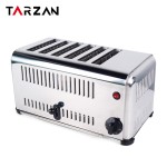 Electric Toaster Supplier - Restaurant Breakfast 6 Slices Stainless
