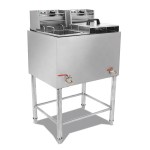 Deep Fryer Factory - Stainless Steel Gas Fries Double Tank