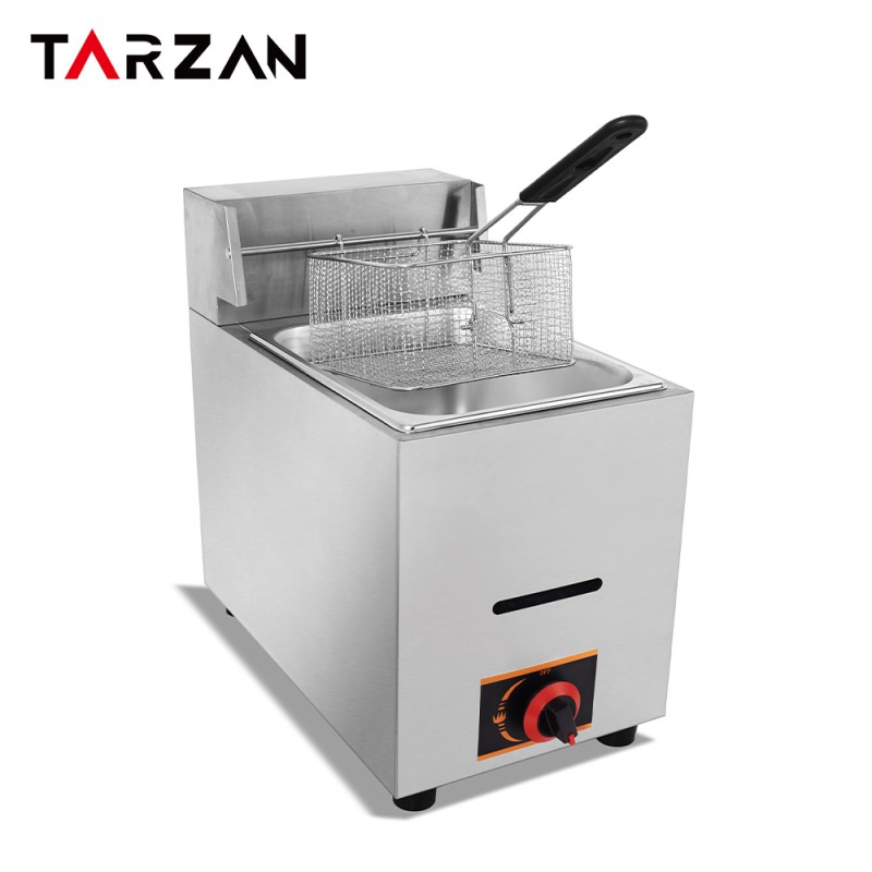 Deep Fryer Manufacturer - TeRun Factory Stainless Steel Gas