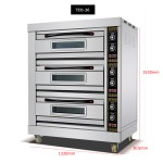 Gas Oven Supplier - High Quality 3 Deck 6 Trays Bakery
