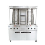 Shawarma Machine Manufacturer - Stainless Steel Gas Automatic Stand