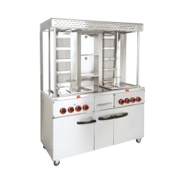 Shawarma Machine Manufacturer - Stainless Steel Gas Automatic Stand