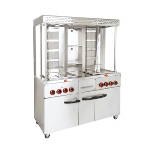 Shawarma Machine Manufacturer - Stainless Steel Gas Automatic Stand