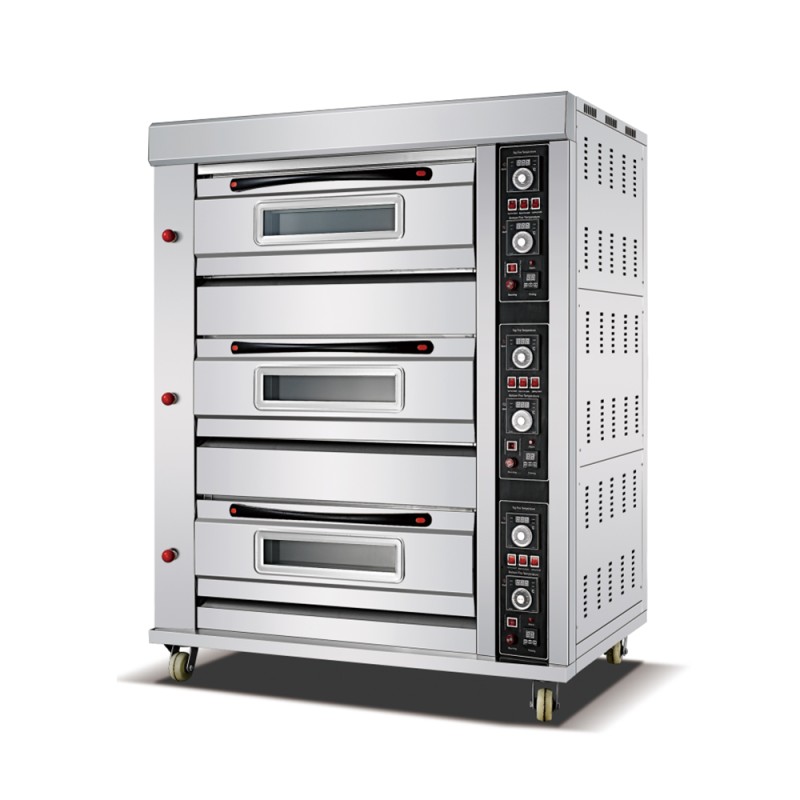 Gas Oven Supplier - High Quality 3 Deck 6 Trays Bakery