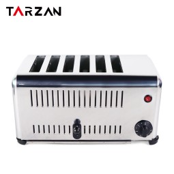 Electric Toaster Supplier - Restaurant Breakfast 6 Slices Stainless