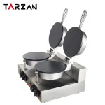 Waffle Maker Supplier - Strong Non-Stick Two Plates Ice Cream