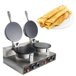 Waffle Maker Supplier - Strong Non-Stick Two Plates Ice Cream