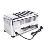 Electric Toaster Supplier - Restaurant Breakfast 6 Slices Stainless