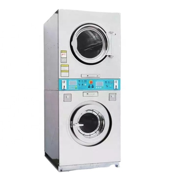 Stacked Washer Dryer Manufacturer - 30kg Integrated Industrial