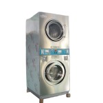 Stacked Washer Dryer Manufacturer - 30kg Integrated Industrial