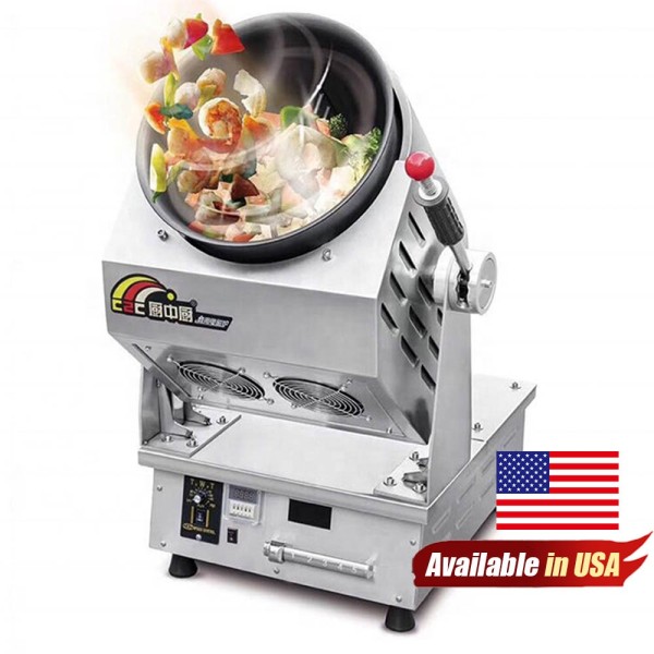 Fried Rice Machine Factory - Gas Induction Tilting Rotating Wok