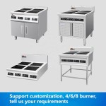 Industrial Cooker Supplier - 4-6 Burner Hobs Russia Electrical