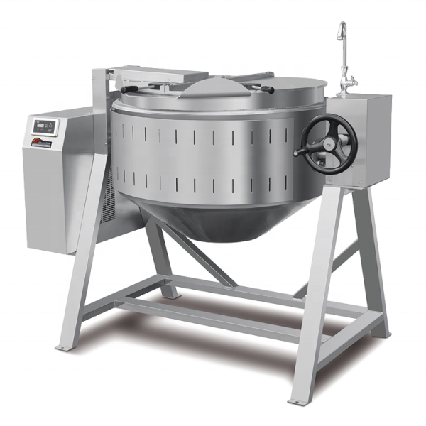Boiling Kettle Supplier - Tilting Soup Induction Stock Pot with Lid