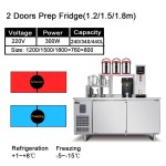 Milk Tea Refrigerator Factory - Commercial Under Counter Station Bar