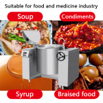 Cooking Pot Manufacturer - Electric Ketchup Jam Khoya Sauce Kettle