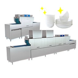 Conveyor Dishwasher Manufacturer - Tunnel Pass Through Industrial Line