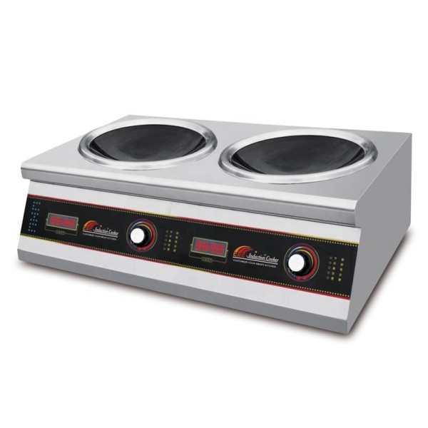 Double Cooker Supplier - 5000W Double Concave Ceramic 2 Burner
