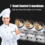 Fried Rice Machine Factory - Gas Induction Tilting Rotating Wok