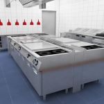 Cooking Island Factory - Commercial Stainless Steel Fast Food Setup