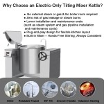 Marmita Supplier - 50-500 Litros Con Agitador Mermelada Cooking