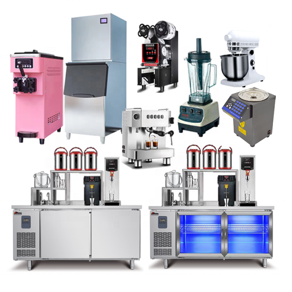 Cafe Equipment Manufacturer - Full Set Salad Ice Cream Beverage