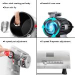 Fried Rice Machine Factory - Gas Induction Tilting Rotating Wok