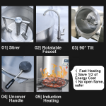 Cooking Pot Manufacturer - Electric Ketchup Jam Khoya Sauce Kettle