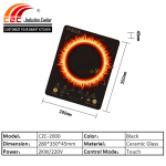 Induction Cooker Manufacturer - 2000W Piano Cottura Induzione Home