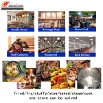 Cooking Range Factory - Commercial 4-6 Burner Induction Electric