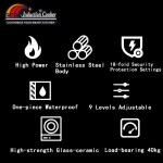 Double Cooktop Supplier - 5000W Stove Hob Professional 2 Burner