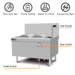 Rice Roll Machine Factory - Cheong Fun Noodles Stainless Steel Induction