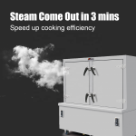 Rice Cooker Manufacturer - Industrial Stainless Steel 2*15KW Induction