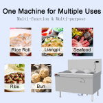 Rice Roll Machine Factory - Cheong Fun Noodles Stainless Steel Induction