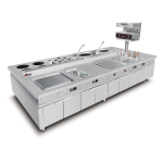 Cooking Island Factory - Commercial Stainless Steel Fast Food Setup
